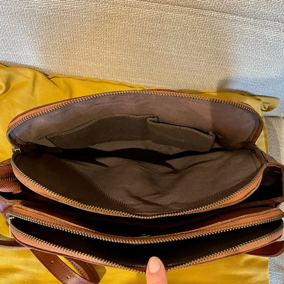 **SOLD** Able Leather Meron Crossbody Bag in Whiskey - Picture 5 of 7